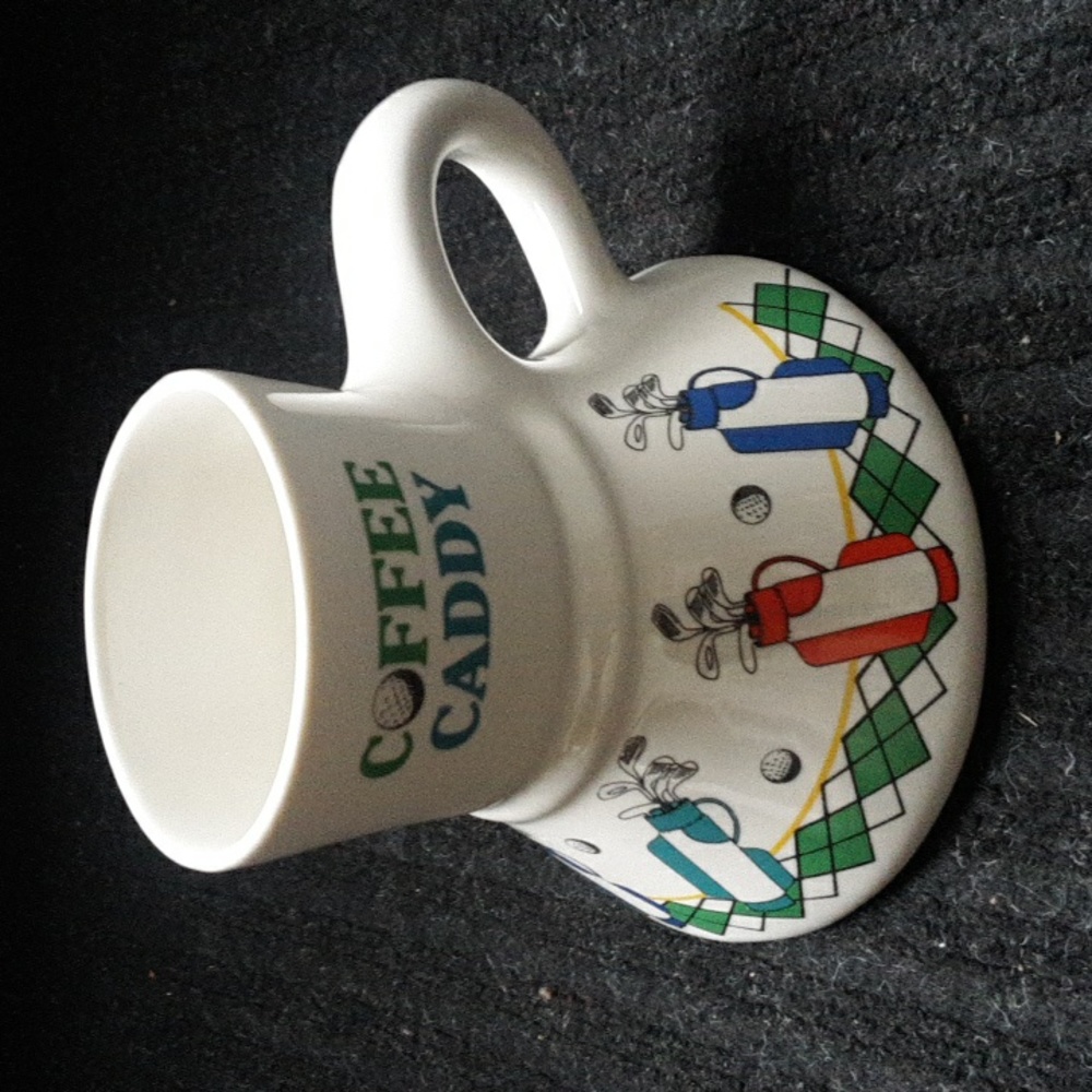 1989 FELTMAN LANGER Coffee Caddy Golf Designs Karen Anagnost